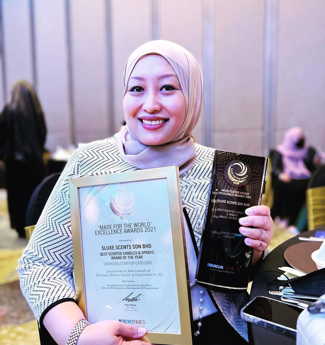 5Luxe Scents Co. Receives Recognition at Made for the World Excellence Awards 2021